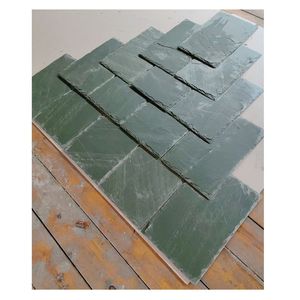 Feuille de toit en <span class=keywords><strong>ardoise</strong></span> verte naturelle traditionnelle chinoise couvrant les prix compétitifs des tuiles - Product Image 2