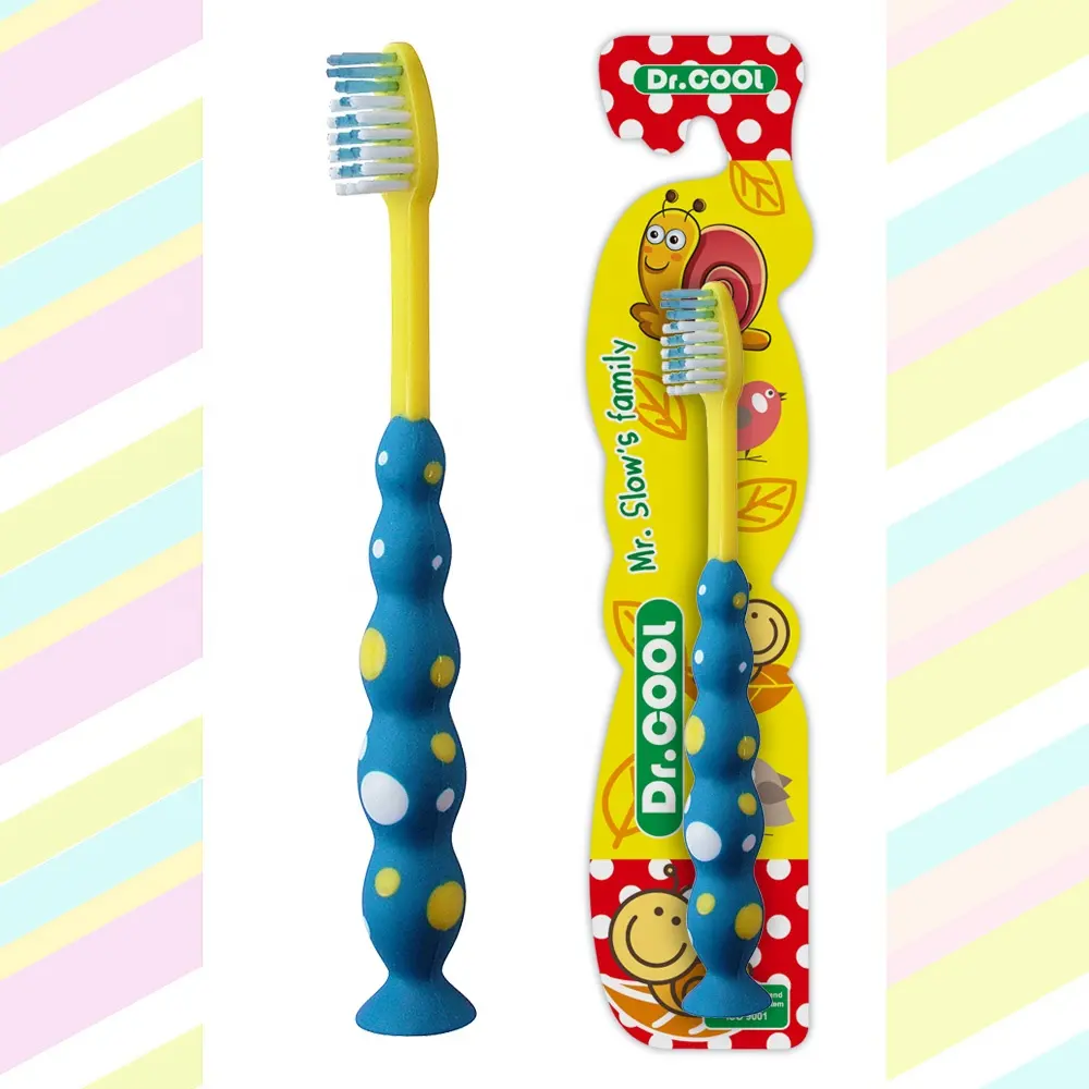 Fabricants chinois pas cher enfants doux fantaisie conception personnalisée brosse à dents avec Logo