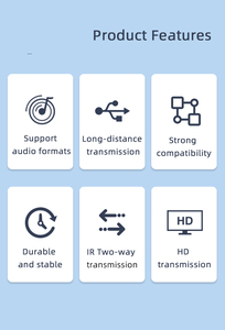 Chuyên nghiệp 150m <span class=keywords><strong>Extender</strong></span> Ethernet nhiều-to-nhiều ip 1080p 60Hz cáp hỗ trợ CEC HDCP 2.2 và EDID pass-through - Product Image 6