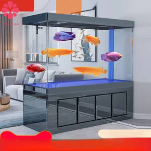 대형 어항 전문 유리 제조업체 맞춤형 수족관 가을 홈 데코레이션 사각형 - Product Image 2