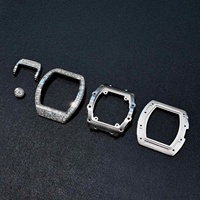 Montre mécanique édition limitée, livraison rapide, titane, boîtier serti de diamants, montre homme haut de gamme pour affaires