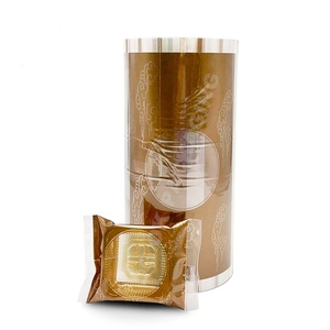 Sac d'emballage en plastique souple de qualité alimentaire écologique pour pain, gâteau de lune, biscuits, avec trois côtés scellés, <span class=keywords><strong>film</strong></span> en rouleau moulé par soufflage - Product Image 1