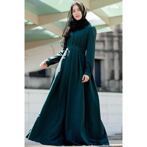 <span class=keywords><strong>Abaya</strong></span> Modesta di Dubai per Donne Musulmane, Alta Qualità, Tinta Unita, Maniche Lunghe, Vestito Casual ODM - Product Image 4