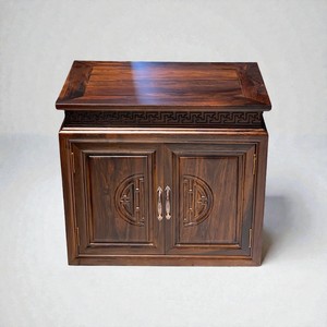 Armoire de culte en bois Chiuliu avec rangement, armoire d'autel de méditation, niche Bouddha, table de culte pour la maison et le salon - Product Image 4