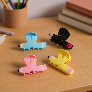 Pinces à cheveux Kt Pen Grip, design crayon, 12 cm, plastique, mode, usage quotidien pour femmes - Product Image 2