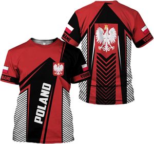 <span class=keywords><strong>Polo</strong></span> Fitspi Polonia Personalizzabile con Nome e Numero, Maglietta con Bandiera della Repubblica Polacca, Abbigliamento 3D - Product Image 5