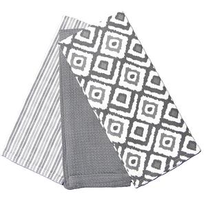 Serviettes de cuisine en coton doux et résistant, serviettes absorbantes de qualité supérieure pour sécher la vaisselle, nettoyer les surfaces et effectuer les tâches de cuisine - Product Image 3