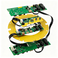 Carte de contrôle PCBA pour amplificateur audio et haut-parleur, affichage numérique, carte de circuit pour lecteur audio, OEM ODM
