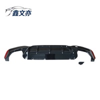 Diffuseur arrière noir direct usine pour BMW Série 5 G30 G38 M5 2016-2023 – Pièces de mise à niveau pour lèvre de pare-chocs et spoiler