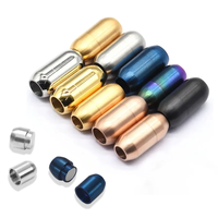 Fermoirs magnétiques en acier inoxydable 3/4/5/6/8mm, cordon en cuir, boucle magnétique, fermoir de collier, accessoires de fabrication de bijoux à bricoler soi-même