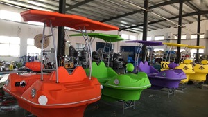QIQU HDPE incassable et PVC pour adultes et enfants pour lac et <span class=keywords><strong>piscine</strong></span> 24V moteur marin électrique gonflable Aqua pare-chocs bateaux - Product Image 3