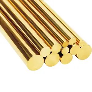 1英寸C36000实心黄铜铜棒棒99.9% 1毫米3毫米4毫米5毫米8毫米12毫米ASTM方形六角圆形C36000铜棒棒