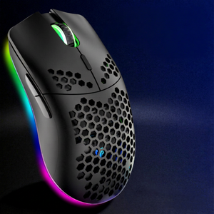 Ratón Inalámbrico para Juegos XuanYinHu XYH80, Hueco, Retroiluminación RGB, Recargable, 2.4G USB, 6 Botones Programables, para Diestros/Zurdos - Product Image 1