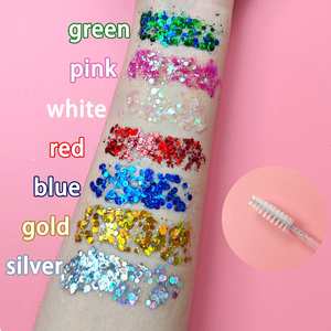Brillo Holográfico Grueso para Rostro, Cuerpo, Cabello y Uñas, Polvo de Mica de Larga Duración para Iluminar - Product Image 5