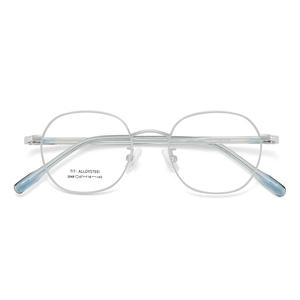 Monture de lunettes géométrique en métal Danyang 3048 légère, monture complète, verres en résine, unisexe, pour enfants, myopie - Product Image 2