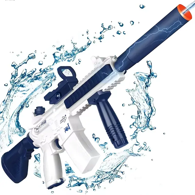 Electric Summer continuous shooting Water Gun M416 AK47 sniper rifle Automatic Squirt Water assembleoutdoor beach toys For kid