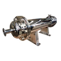 Échangeur de chaleur industriel de tube de coquille de refroidisseur d'eau d'évaporateur ss304 ss316L pour le traitement chimique des eaux usées