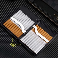 Benutzer definiertes Logo Elektronisches Feuerzeug Zigaretten schachtel Klassisches Design Metall-und Papier karton verpackung für Zigaretten