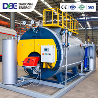 Chaudière à vapeur au gaz naturel 1t 2t 3t 4t 5t 6t avec brûleur à mazout pour le chauffage des serres, chaudière à vapeur automatique ISO