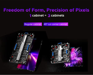 RAYBO Système complet 4m <span class=keywords><strong>X</strong></span> 3m P2 P3 P2.6 P2.9 P3.91 Écran LED 500mmx500mm Panneau LED Toile de fond Écran LED intérieur extérieur - Product Image 2