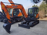 Nouvelle mini-excavatrice Develon DX60E de 6 tonnes avec pompe Rexroth DW02 – Prix direct Chine, détrôse les concessionnaires locaux – Exportation hydraulique LS
