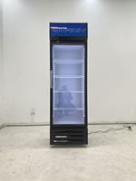 Réfrigérateur commercial vertical pour boissons, 1 porte vitrée, vitrine à bière, réfrigérateur de supermarché