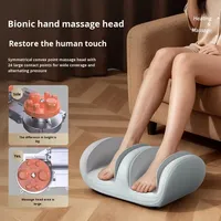Masseur de pieds Shiatsu avec chaleur thérapeutique, machine de massage des pieds à compression d'air pour la circulation sanguine et le soulagement de la douleur, avec télécommande