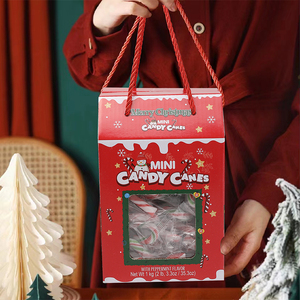 OEM Wholesale Custom Christmas Gift Box 5g <strong>Mini</strong> <strong>Candy</strong> <strong>Canes</strong> Spinning Hard <strong>Candy</strong> Bulk Holiday Gifts - Product Image 2