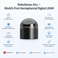 RoboSense Airy 96-Strahl Hemisphärischer Digitaler LiDAR Solid-State 360x90 FOV 60m 1cm Genauigkeit 60mm 240g für AMR Roboter AGV