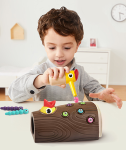 แจ็คมีความสุขนกหัวขวานตรวจสอบของเล่นของเล่นปรับทักษะการให้อาหารเกมของเล่นก่อนวัยเรียน - Product Image 6