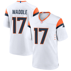 2026 Denver Jersey Custom American Football Shirts Gestikte Geborduurde Jeugd Uniformen Sportkleding met Logo's Wit - Product Image 5