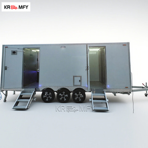 ห้องน้ำเคลื่อนที่หรูหราสไตล์โมเดิร์น ปี 2026 รถพ่วงห้องน้ำแบบพกพา - Product Image 3