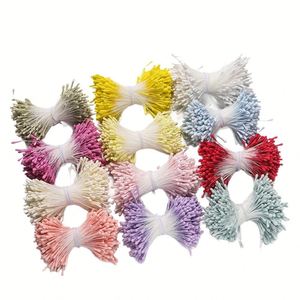 2mm Gypsum Cotton Thread Simulation Flower Core Matte Flower <b>Bud</b> Handmade DIY Antique Hairpin Hair Accessories Wholesale - Product Image 5