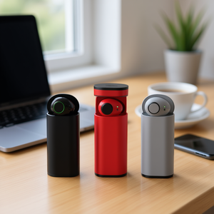 Écouteurs tactiles VibeWire avec étui de chargement Noir Rouge Gris Modèle D0100HXCIJP - Product Image 2