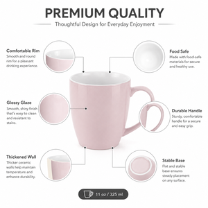 Taza <span class=keywords><strong>de</strong></span> Cerámica <span class=keywords><strong>de</strong></span> 11 oz con Logotipo Personalizado, Taza <span class=keywords><strong>de</strong></span> Café Personalizada, 12 Colores, Acabado Brillante, Apta para Alimentos, Taza <span class=keywords><strong>de</strong></span> Té para Regalo Corporativo Promocional - Product Image 4
