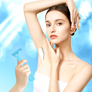 激安セール！高品質・低価格！女性用ビキニシェーバー、シンプルツインブレード、スウェーデン製ステンレス鋼、プラスチックハンドル、パーソナルケア - Product Image 3