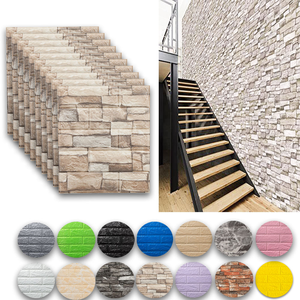 Self-Adhesive Peel and Stick 3D <strong>Brick</strong> Wall Stickers Modern PE Foam Waterproof Wall Panels Home Decoration Wallpaper <strong>Sheets</strong> - Product Image 3