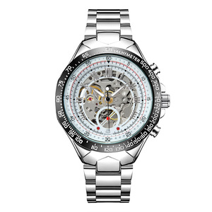 High Quality Elegant Design Business Luxury Customized Personalized Logo Steel Band Hollow Out <b>Mechanical</b> Movement <b>Watch</b> <b>for</b> <b>Man</b> - Product Image 4