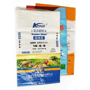 PP Woven Sack Plastic 25kg 50kg Woven Bag For Seeds Grain Rice Flour Construction Waste Sand Chemicals