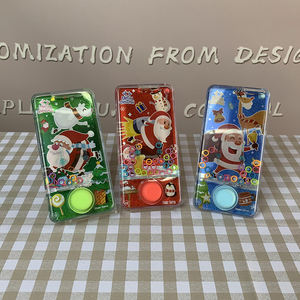 Çocuklar klasik toptan kolu konsolu noel tema çeşitli parti hediye parmak basın renkli plastik halka atmak su oyunu oyuncak - Product Image 3