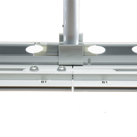 Haute qualité 120mm extérieur salon commercial publicité boîtes à lumière SEG Lightbox tissu extensible pour les salons professionnels