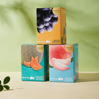 Comprimés de Vitamine C en Poudre aux Fruits Riches, Bonbons Menthe Fraîcheur Haleine Sans Sucre 15g Petit Sachet Blanc Menthes Fraîches Non Grasses