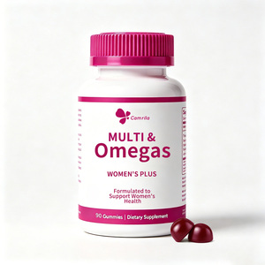 Gummies personnalisées LOGG Multi & Omégas pour femmes, 90 unités, complément alimentaire pour la santé féminine, vitamines Oméga-3 - Product Image 1