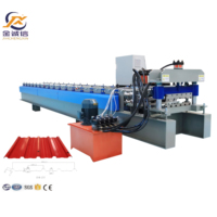 Machine de formage de tuiles pour cages à animaux en acier coloré à grande vitesse avec engrenages et roulements, conception personnalisée, haute productivité