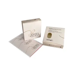 Çıplak renk lens kutusu ve etiket küçük kutular için kontakt lens es özelleştirilmiş kontakt lens ambalaj kutusu