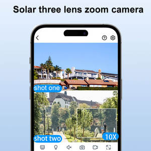 V380pro 4G tarjeta SIM cámara de seguridad solar 10X Zoom hogar HD 6MP 3K al aire libre CCTV inalámbrico WiFi Red Remota Fullcolor PTZ Cámara - Product Image 6