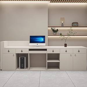 Nuevo Escritorio <span class=keywords><strong>de</strong></span> recepción <span class=keywords><strong>de</strong></span> esquina en forma <span class=keywords><strong>de</strong></span> L <span class=keywords><strong>de</strong></span> estilo chino personalizable salón <span class=keywords><strong>de</strong></span> belleza tienda <span class=keywords><strong>de</strong></span> ropa Escritorio <span class=keywords><strong>de</strong></span> clínica <span class=keywords><strong>dental</strong></span> recepción - Product Image 3