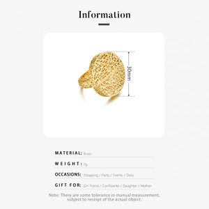 Anelli di lusso personalizzati con nastro a bottone cavo unici mezzo diverso in ottone ragnatela con texture anello da dito 3D stampa gioielli - Product Image 5