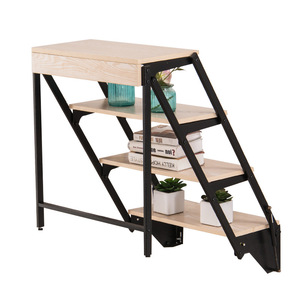 HOMEMORE Multifunctional Wall Mount Wood Smart <b>Table</b> <b>Metal</b> Space Saving Furniture <b>Folding</b> Dining S5101 <b>Folding</b> Wall <b>Table</b> S5101 - Product Image 4
