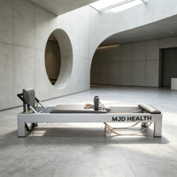 Machine de Pilates Reformer Classique Robuste en Aluminium, Équipement Professionnel de Qualité Commerciale pour Studio de Yoga, Lit de Pilates Reformer